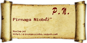 Pirnaga Niobé névjegykártya